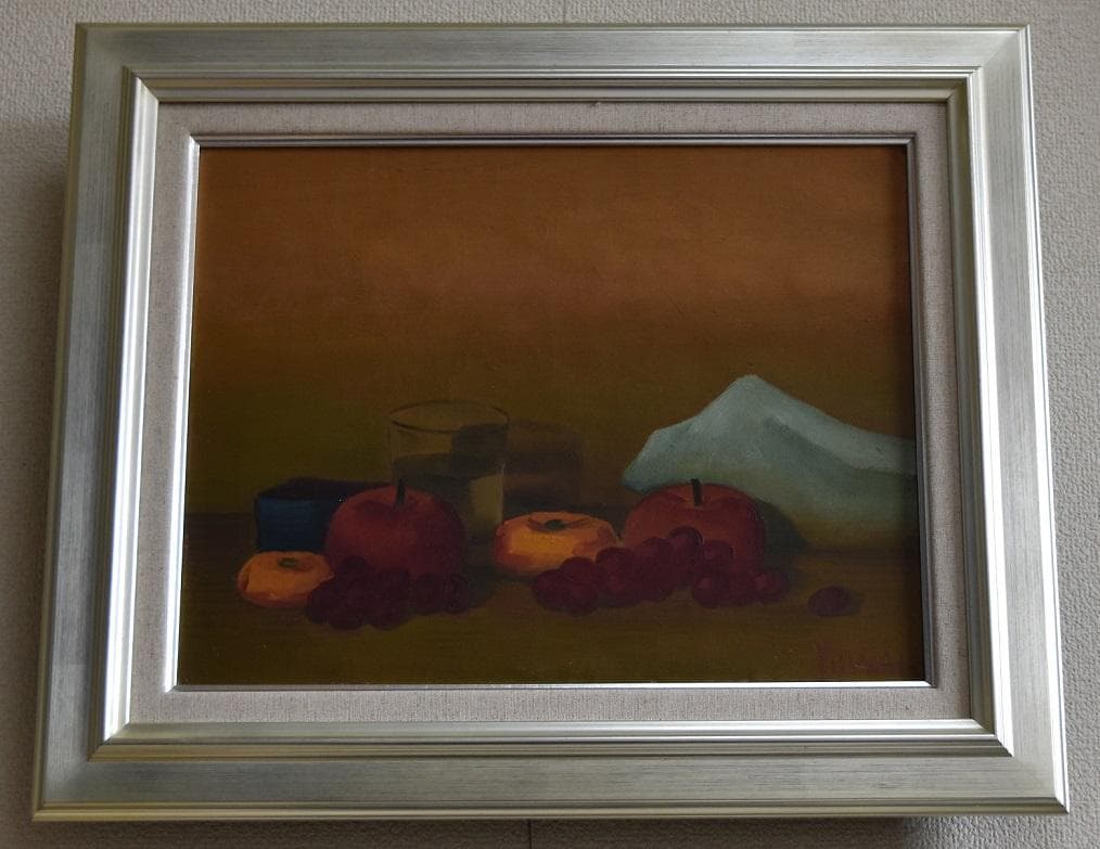 真作保証・理髪師の画家　大正～昭和期　岩井弥一郎　肉筆作品・静物画