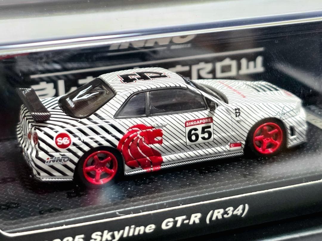 INNO64 R34 BLACKCROW SG DIECAST EXPO 限定