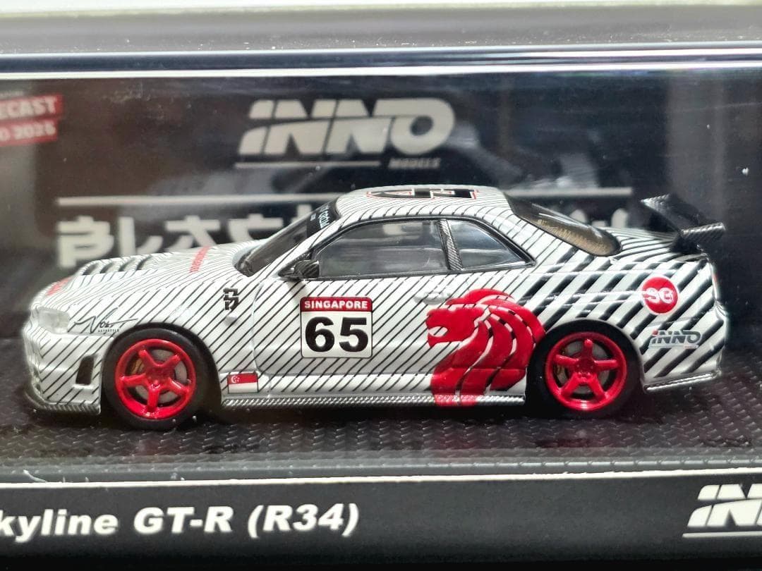 INNO64 R34 BLACKCROW SG DIECAST EXPO 限定