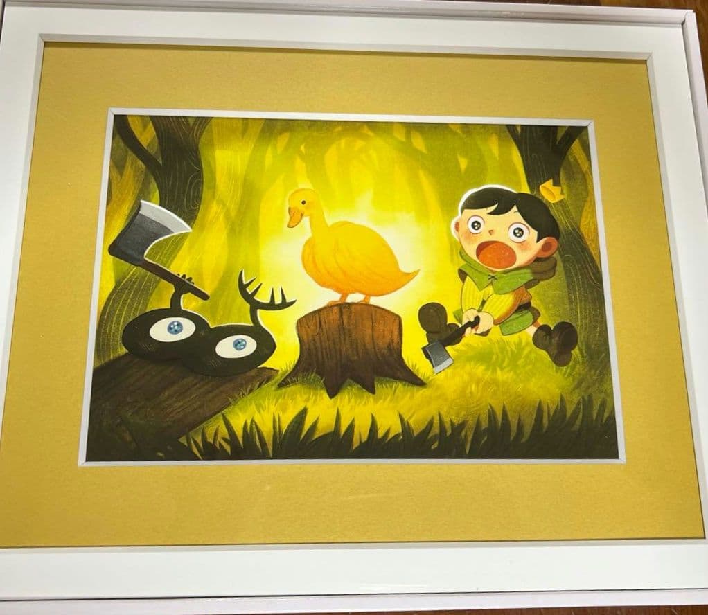 【非売品】「王様ランキング 複製原画 キャラファイングラフ 金のがちょう カゲ」