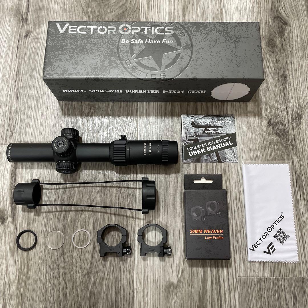 VECTOR OPTICS FORESTER 1-5X24 GENII ベクター