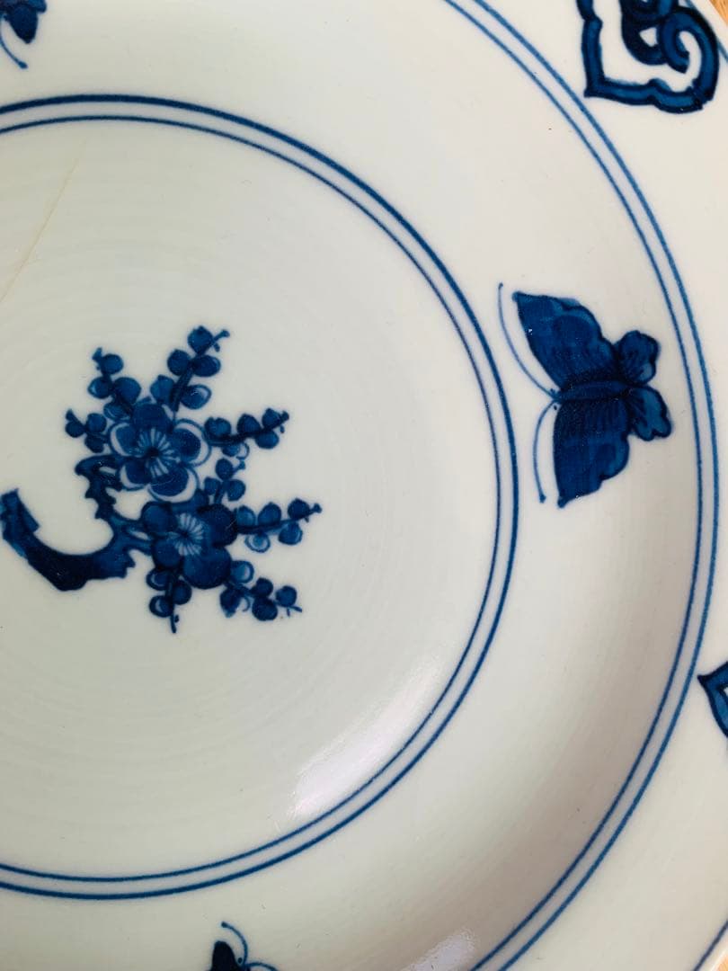 中国清時代染付(青花)のお皿
