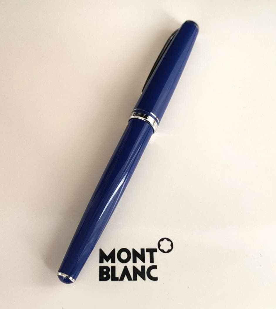 モンブラン クルーズコレクション プラチナコート ブルー ボールペン 箱付