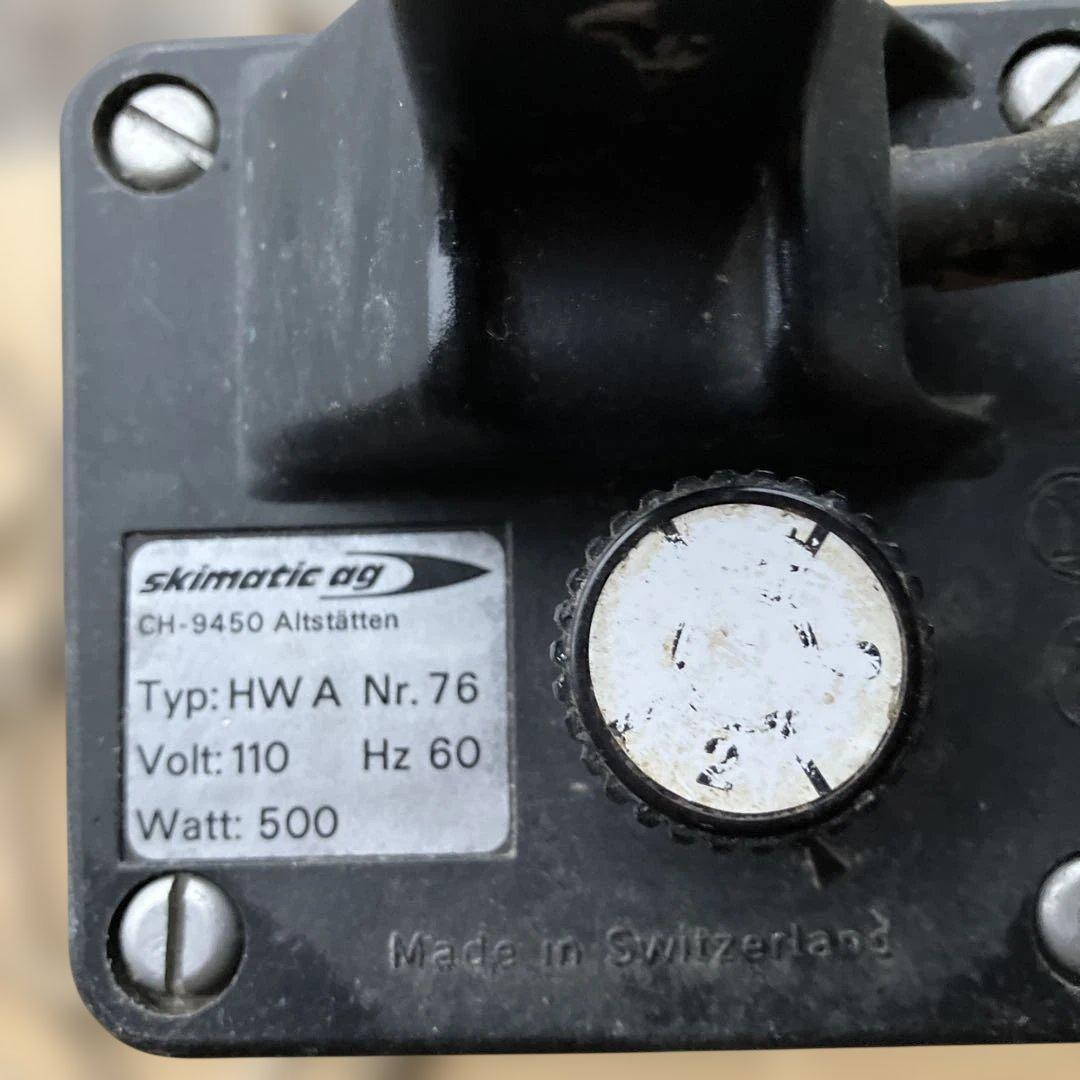 トコ⭐️TOKO⭐️SKIMATIC AG⭐️レトロ⭐️スキー⭐️ボード⭐️ワックスアイロン