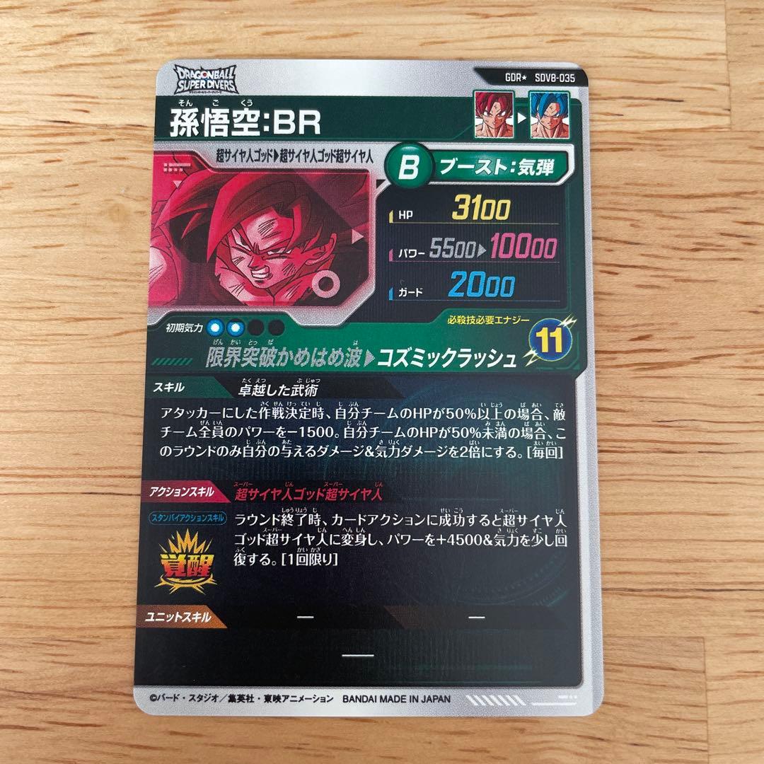 孫悟空BR GDRパラレル