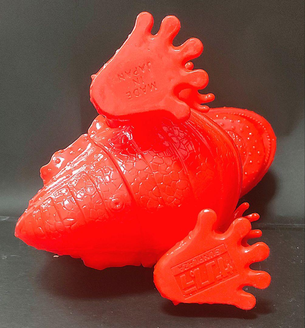 HANZAGI ハンザギ　ソフビ 蛍光レッド成型 株式会社サンプラザ