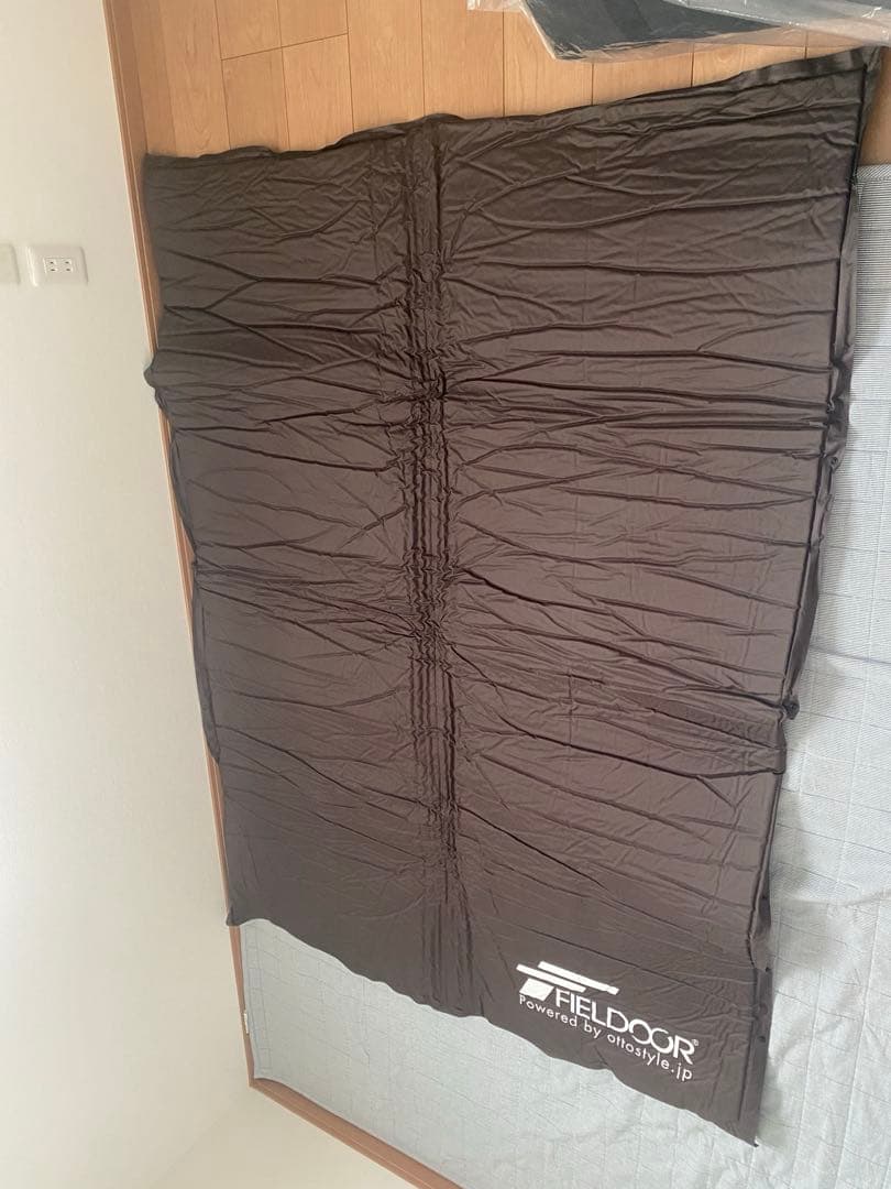 FIELDOOR キャンプマット　ブラウン　145x198cm 2枚セット