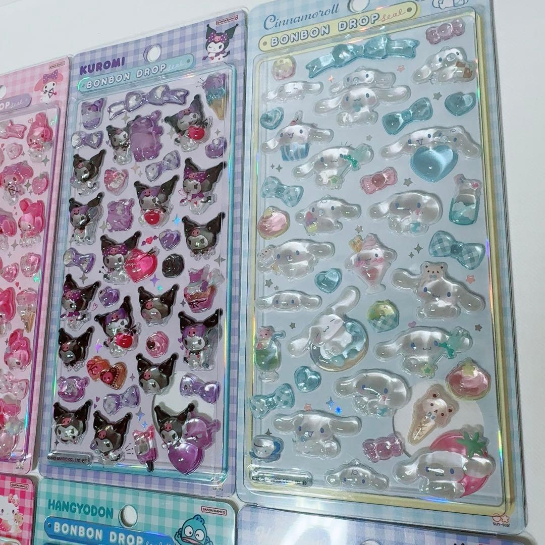 ボンボンドロップシール コンプリート全8種類 サンリオ ボンドロ シール