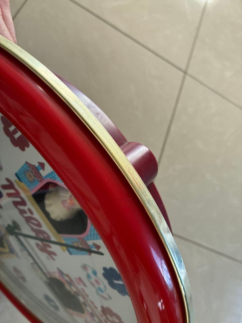 不二家 ミルキー ペコちゃん ポコちゃん 60周年記念 壁掛け時計 2011年