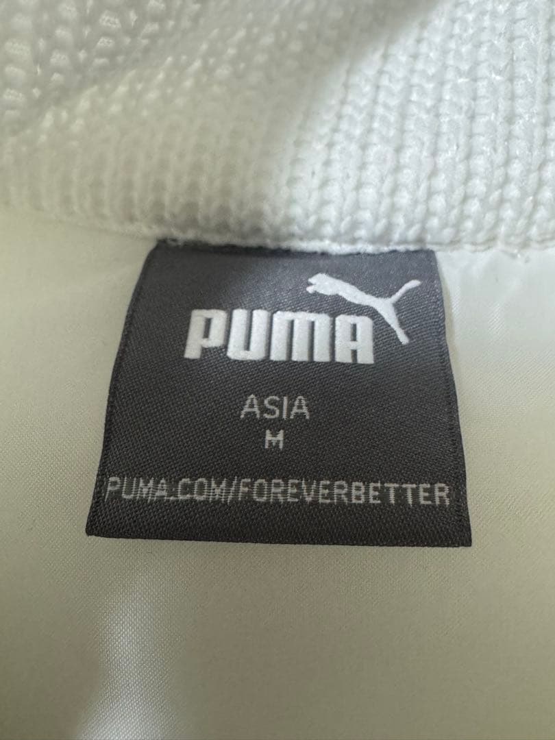 美品PUMA メンズジャケット M ホワイト