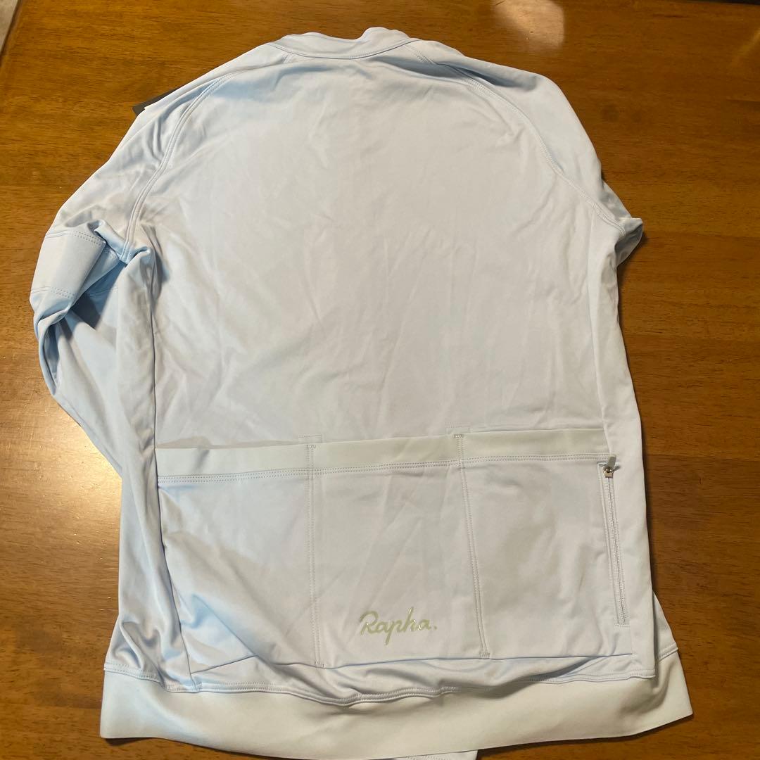 Rapha サイクルジャージ 水色 ジップアップ