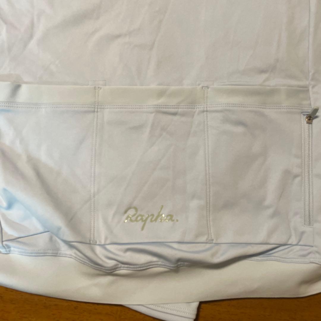 Rapha サイクルジャージ 水色 ジップアップ