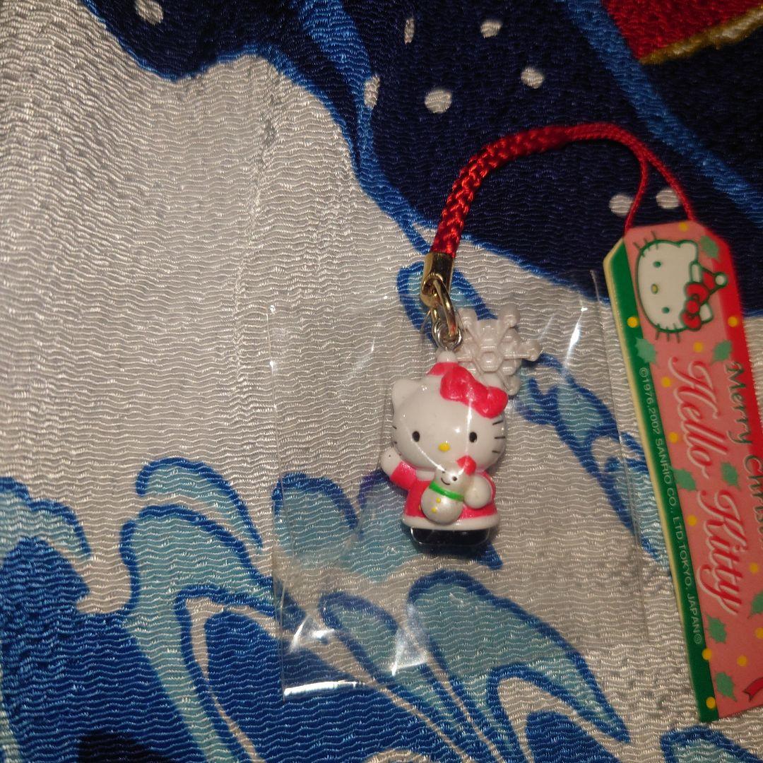 ハローキティ　根付　クリスマス　限定　2002年　雪だるま