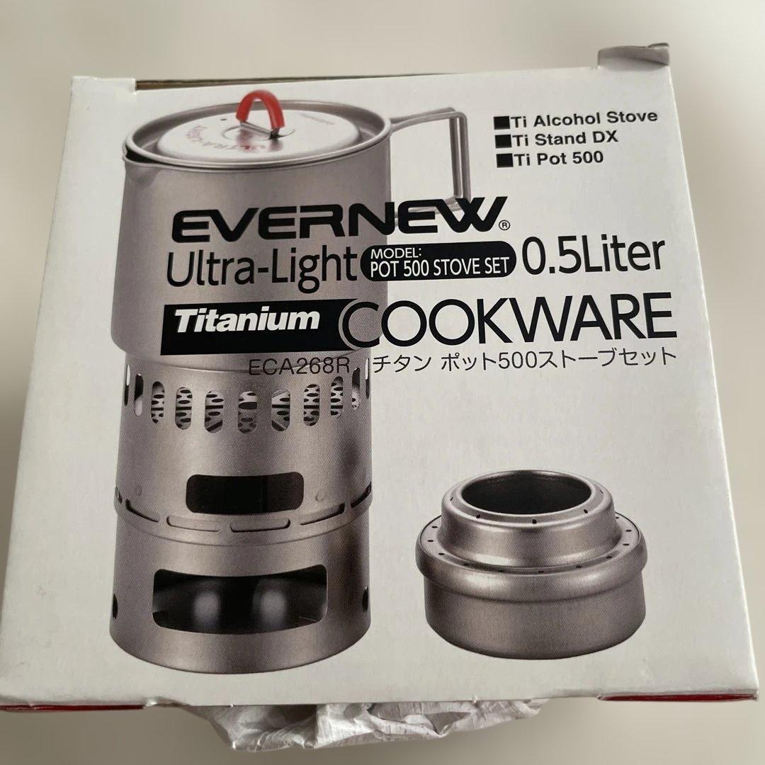 エバニュー（EVERNEW)）チタンマグポット500 RED ECA268R