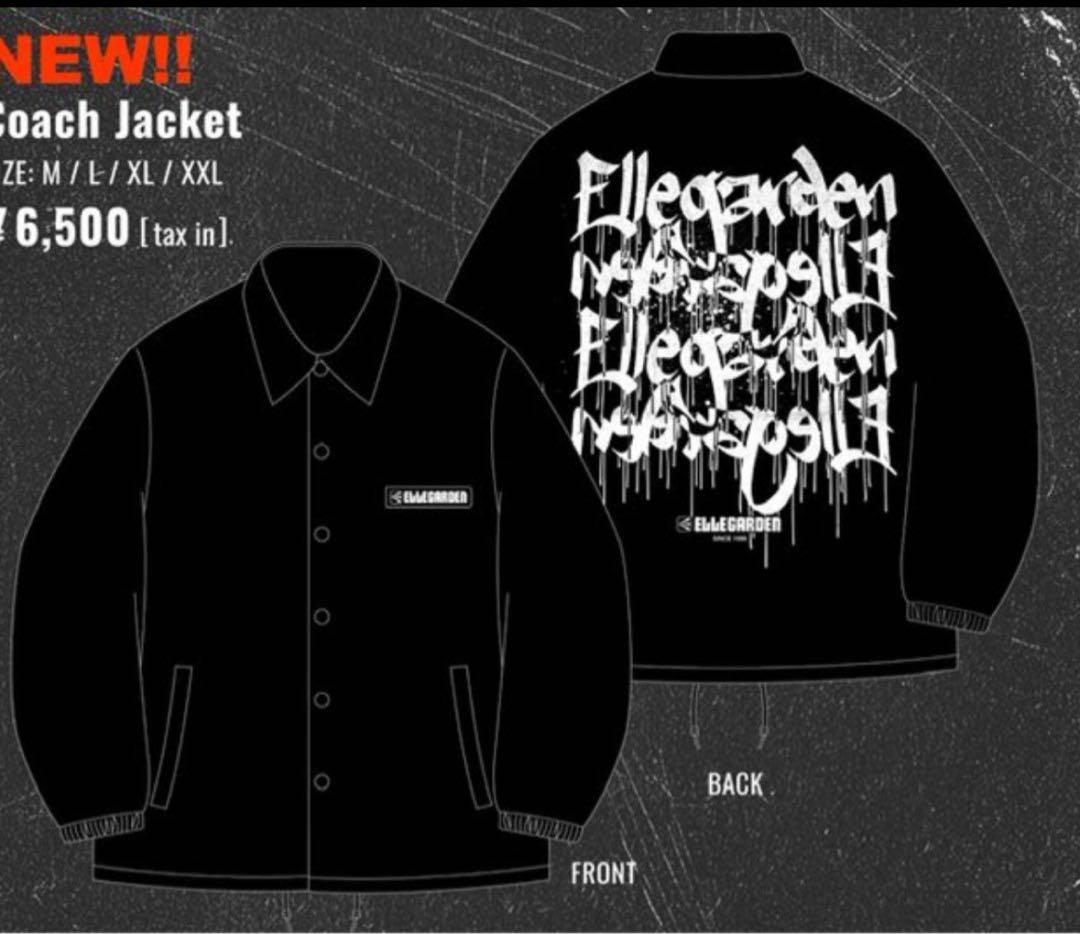 【宮古ロック発売】ELLEGARDEN コーチジャケット 　Mサイズ