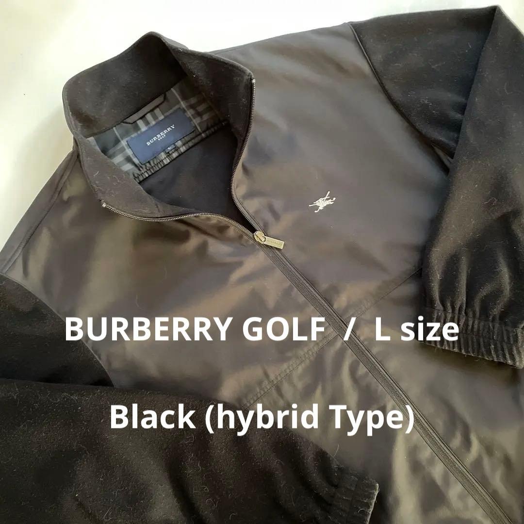 【美品】BURBERRY GOLF Lサイズ 黒ハイブリッド