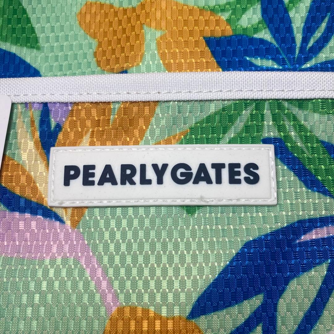 【未使用】PEARLY GATES ボタニカル柄 ロッカーBAG