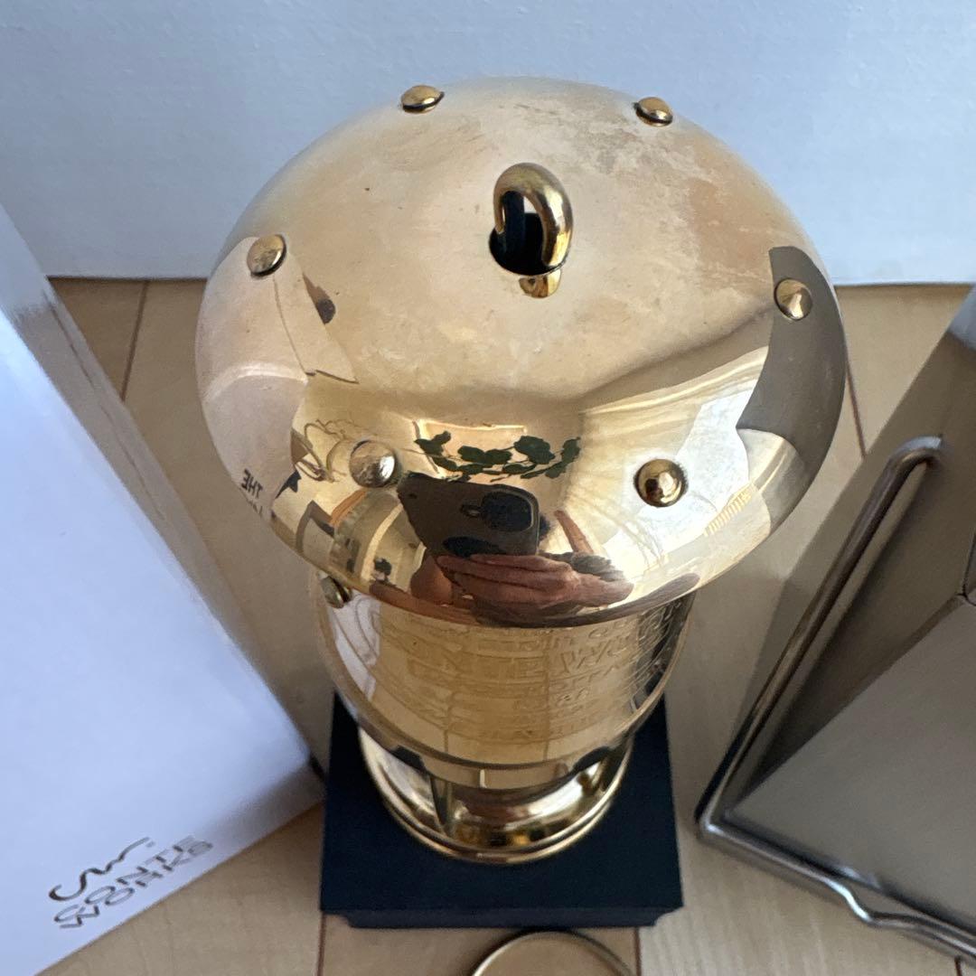 新品未使用　マイナーズランプ　マイナーズランタンシリアルナンバー入　真鍮製