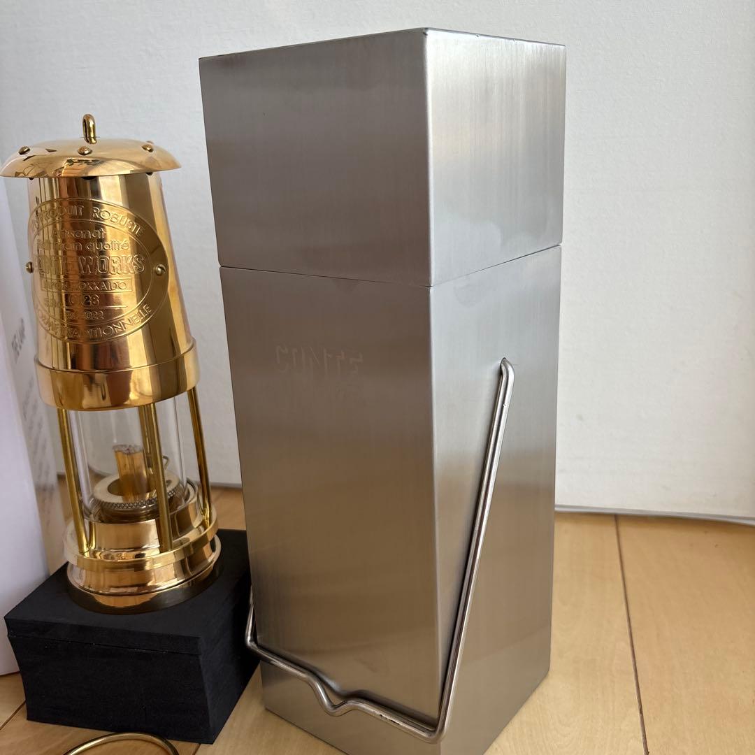 新品未使用　マイナーズランプ　マイナーズランタンシリアルナンバー入　真鍮製