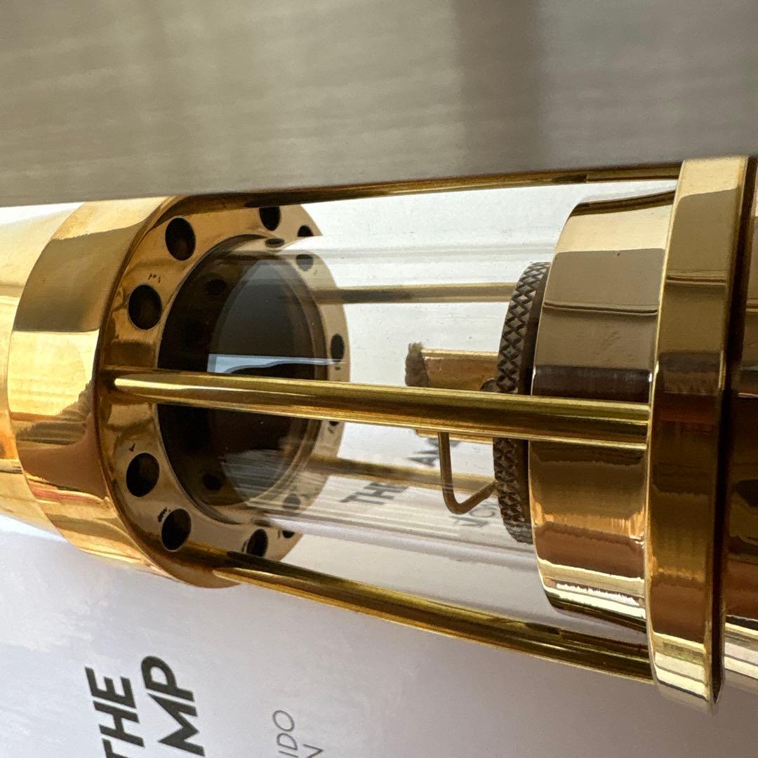 新品未使用　マイナーズランプ　マイナーズランタンシリアルナンバー入　真鍮製