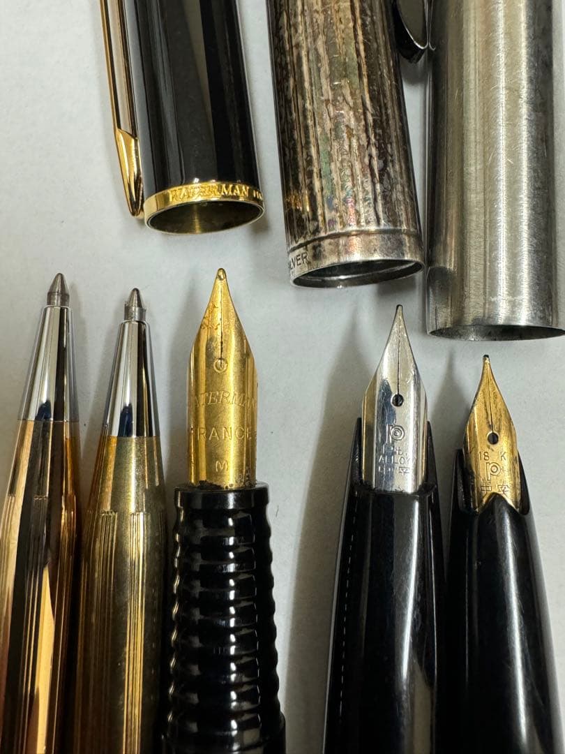 ボールペン 万年筆 14k？925 Pt 18k 五つのセット