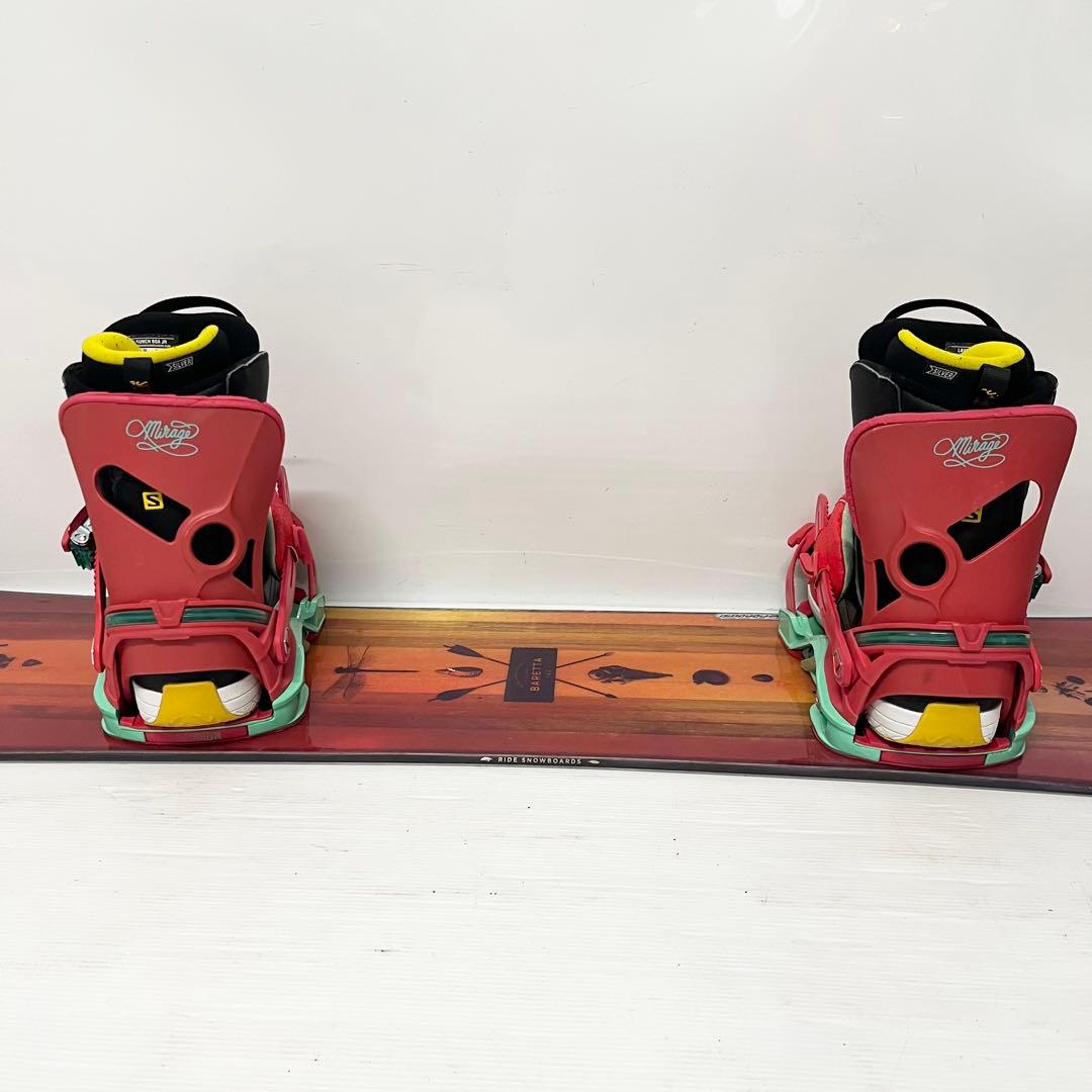 SALOMON RIDE レディース スノボセット　サロモン　スノーボード　美品
