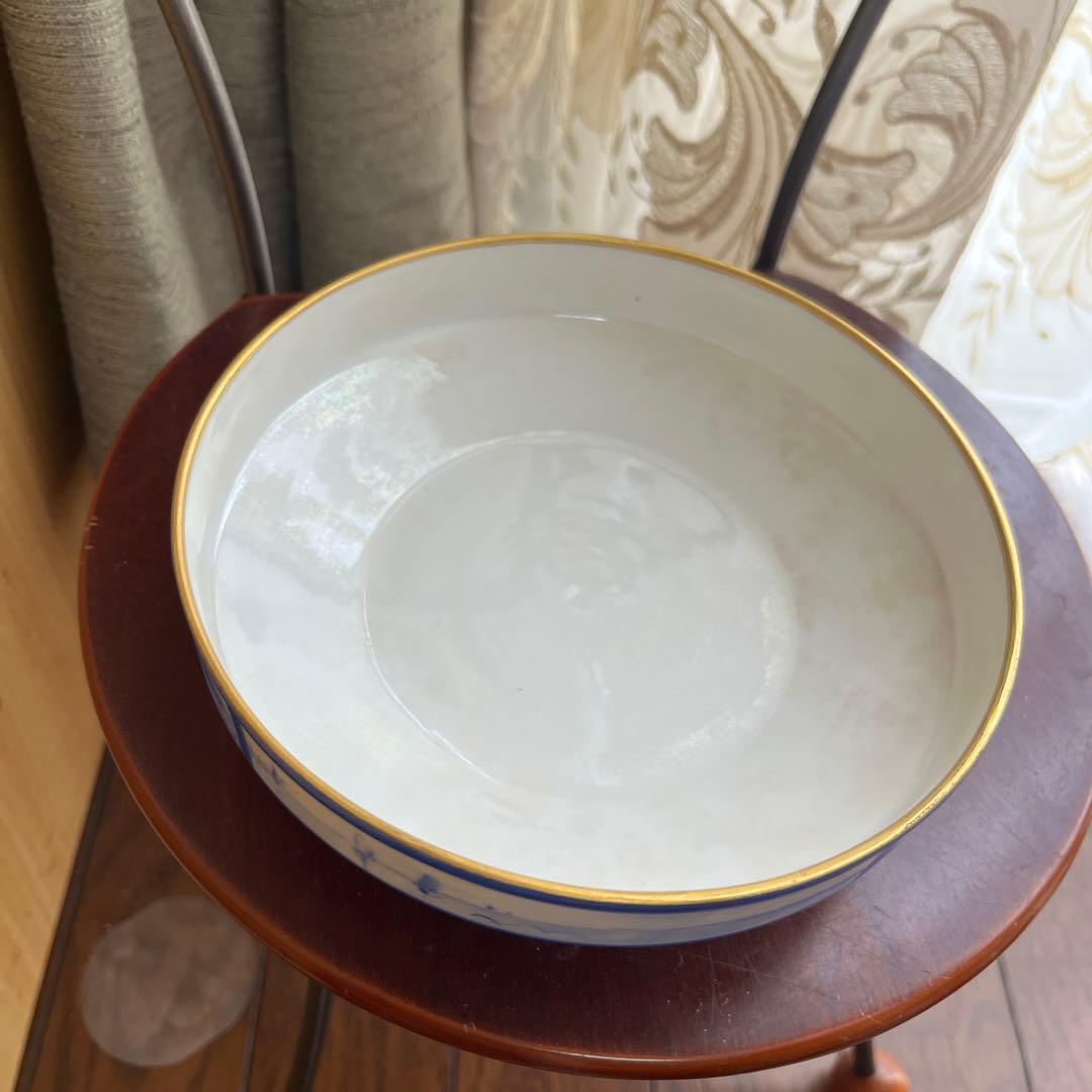 オールドノリタケ三つ脚浅めのボウル　珍しいお品物1910年代の輸出品ラスター？