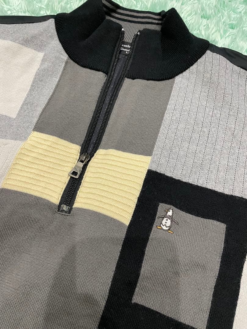 マンシング　サイズLL ハーフjipセーター×ウインド(裏地付き)