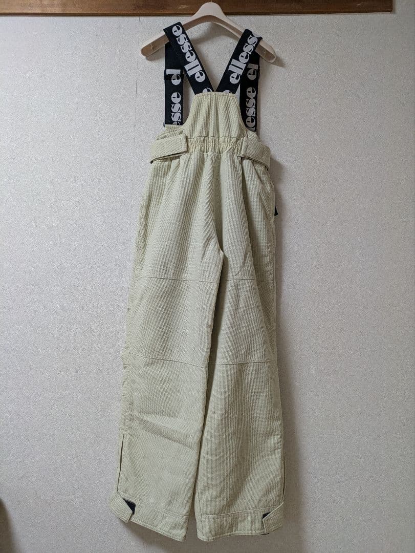 エレッセellesseスキーウェア＋手袋 オフホワイト×赤色 S～SSサイズ