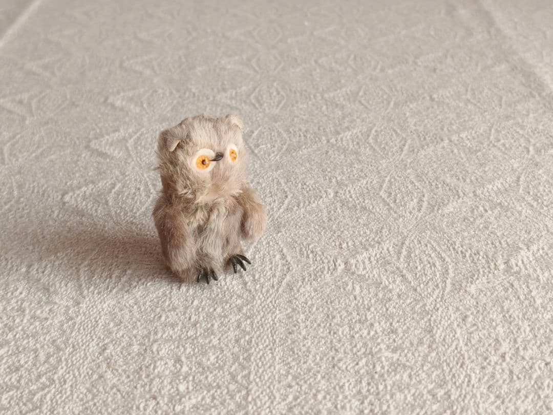 * vintage owl ❀ * もふもふ フクロウさん
