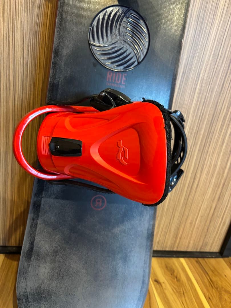 スノーボードセット　RIDE AGENDA &KX ブラック/レッド