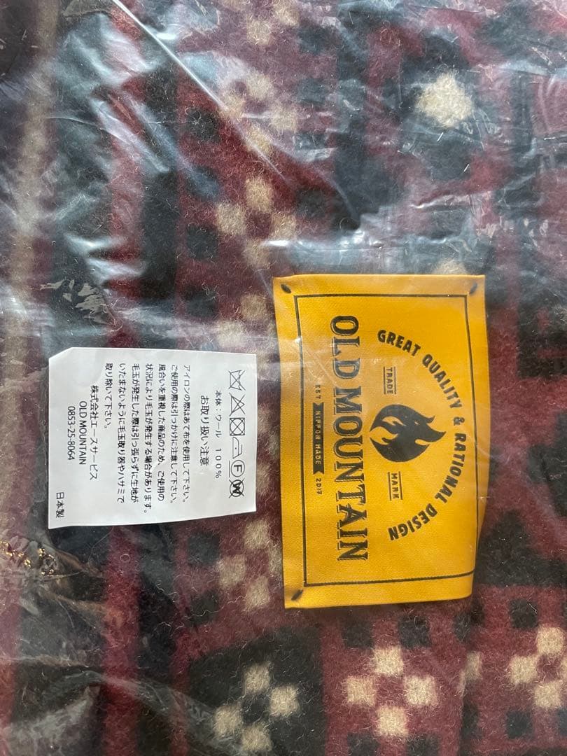 oldmountain オールドマウンテン　KAKEMONO 冬　バーガンディー