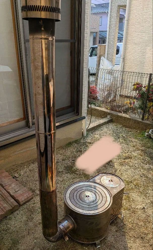 m*i様 ホンマ製作所 薪ストーブ ステンレス時計1型 2回使用の美品