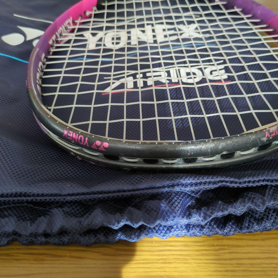 美品　YONEX AIRIDE テニスラケット ピンク ケース付き
