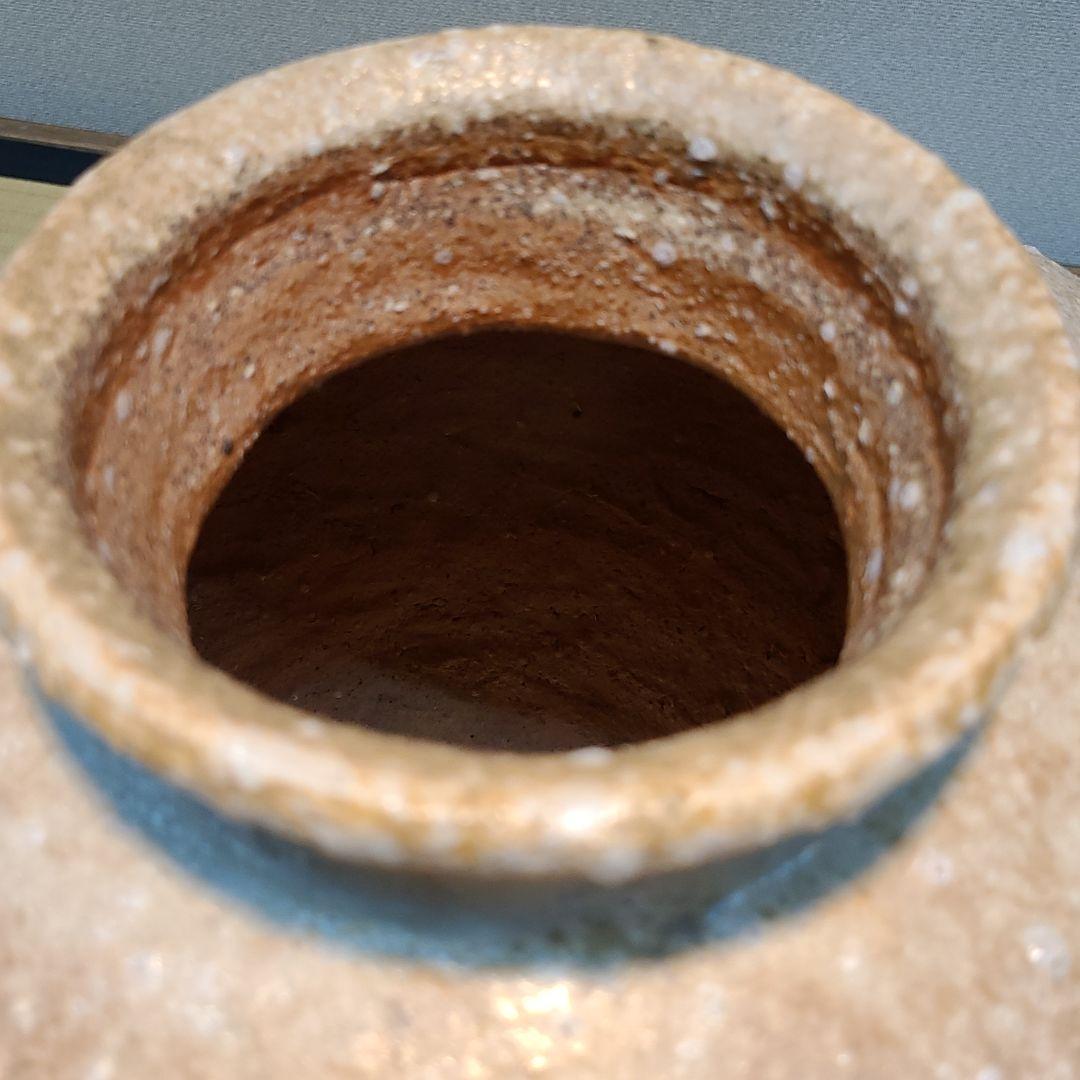 信楽焼 谷穹作 信楽壷 径1尺1.5寸（約35cm） 共箱なし 本物保証