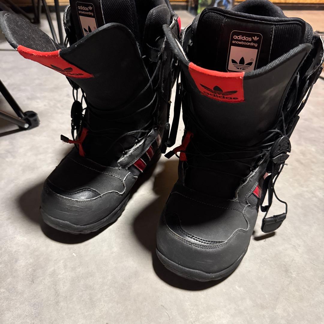 adidas スノーボードブーツ US8 ブラック/レッド