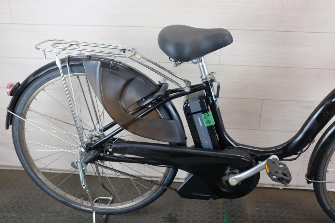 電動自転車ヤマハPAS　26インチ3段　8.9Ah（4点灯）充電器あり
