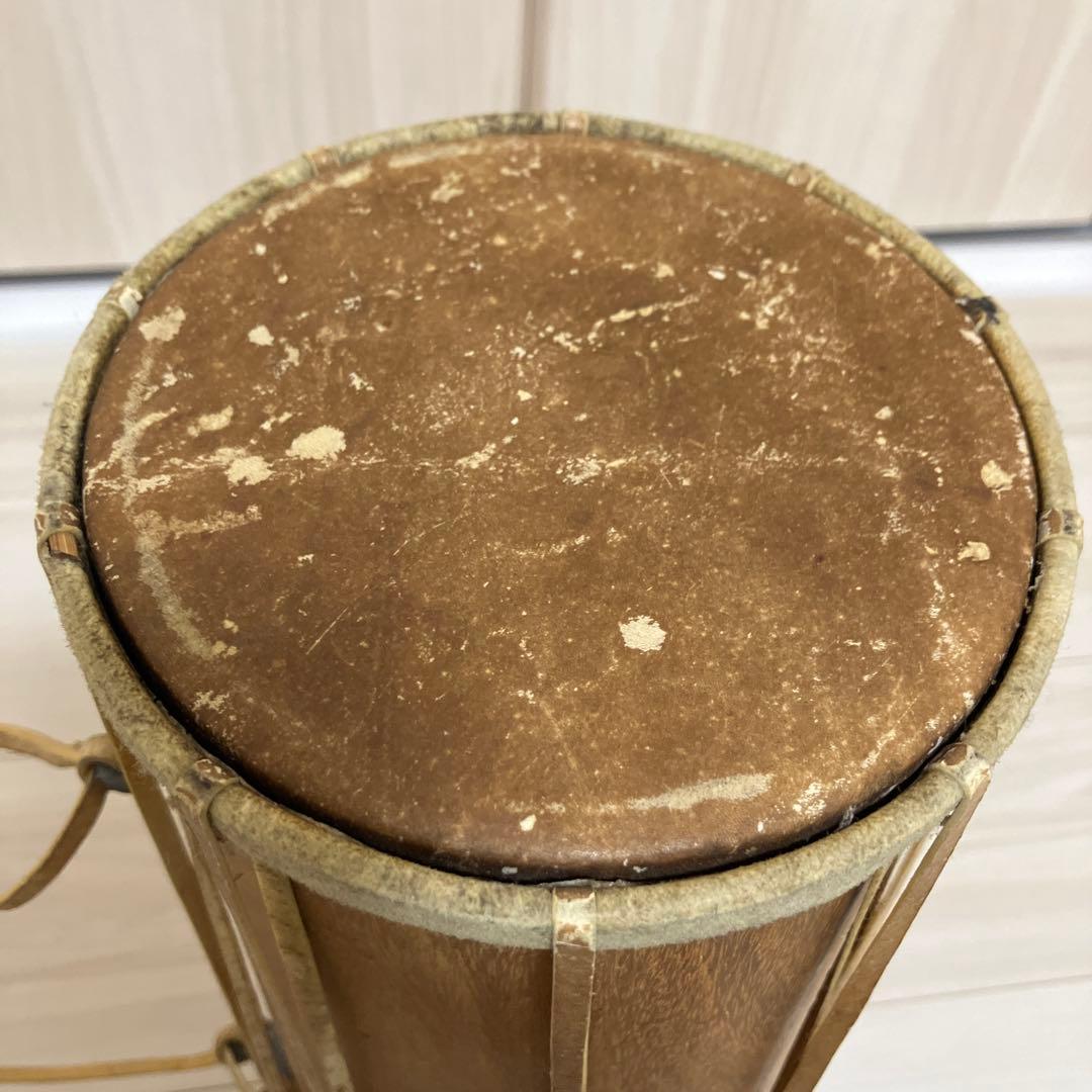 両面太鼓　ガムラン クンダン？　インドネシア　バリ　打楽器