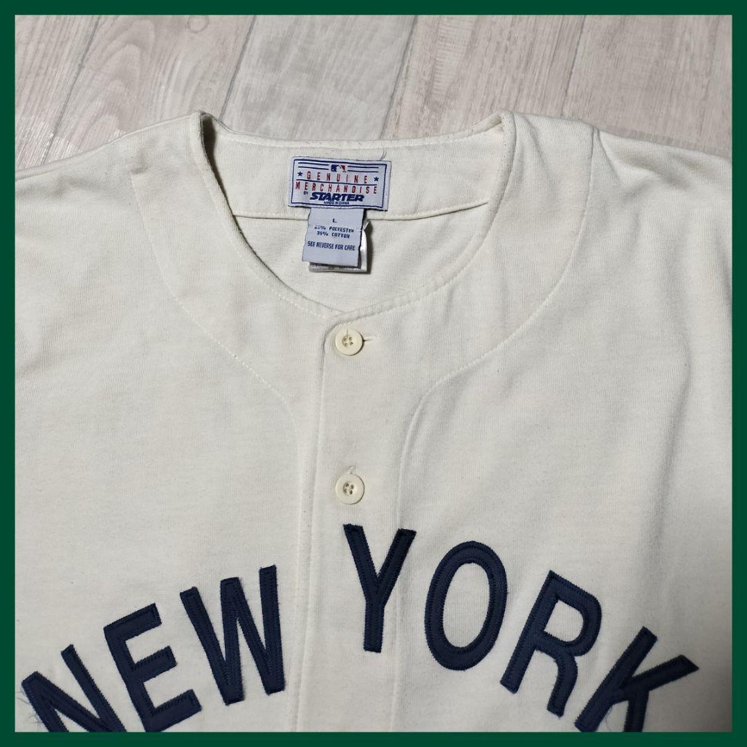 MLB『ニューヨークヤンキース』【ベーブ・ルース】スターター製！ユニフォーム・L