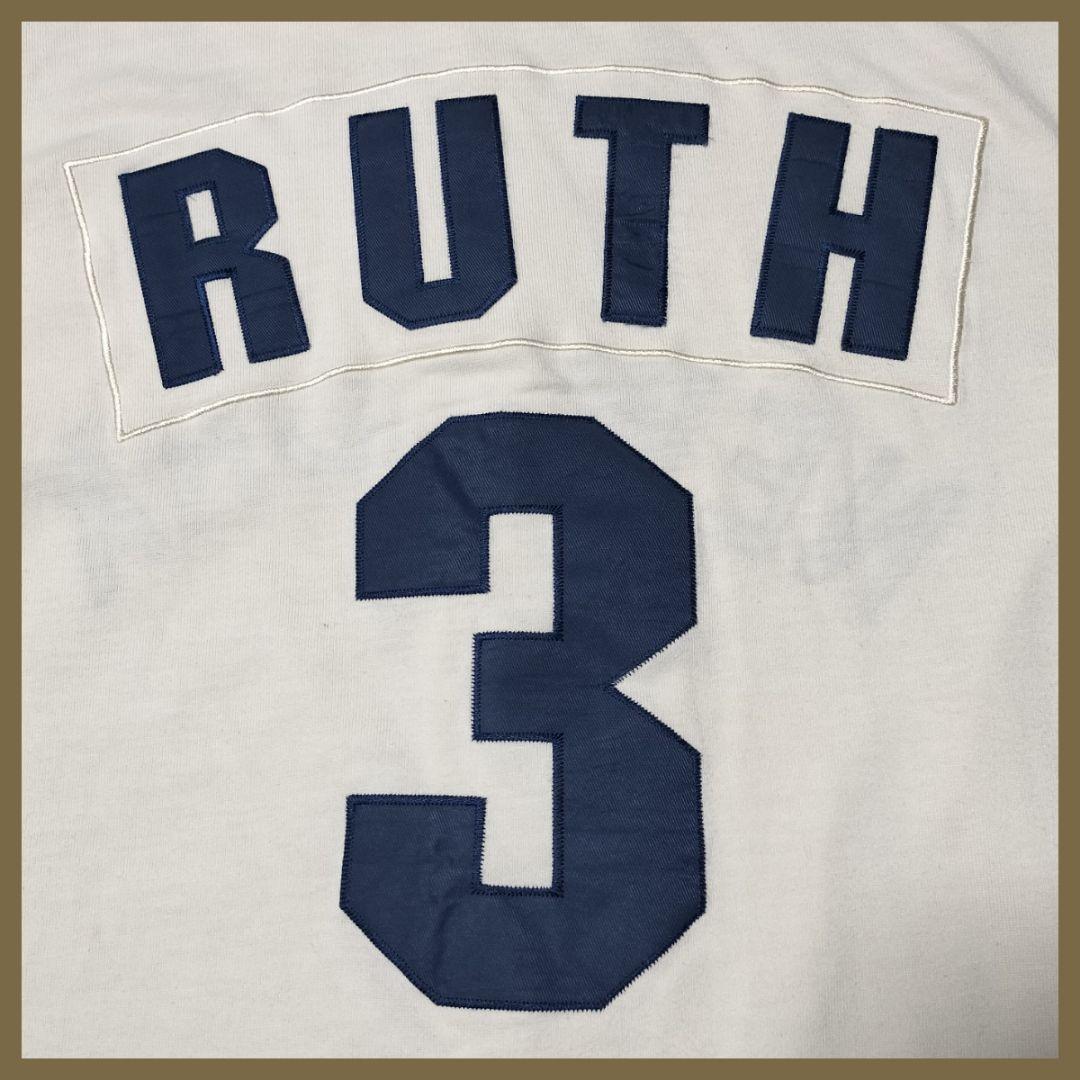 MLB『ニューヨークヤンキース』【ベーブ・ルース】スターター製！ユニフォーム・L