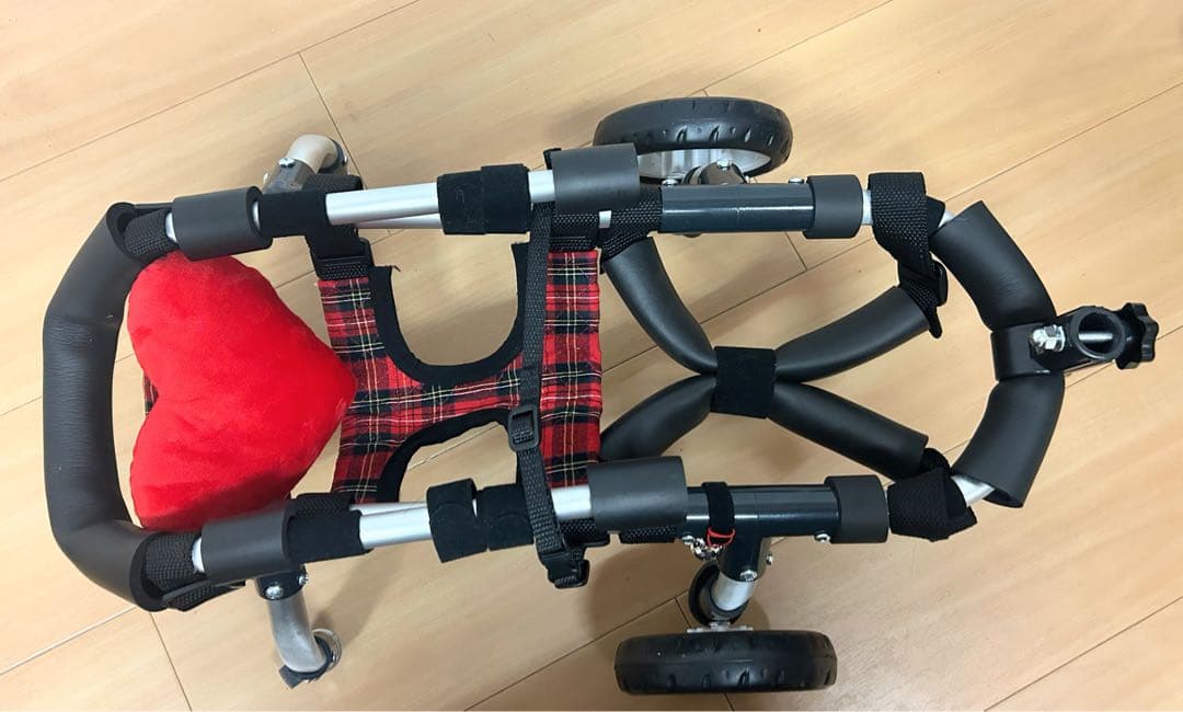 美品♡犬の歩行器＆手押し棒付き