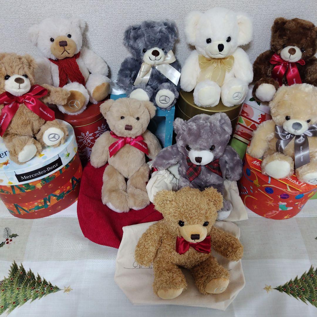 メルセデスベンツ　クリスマスベア9体