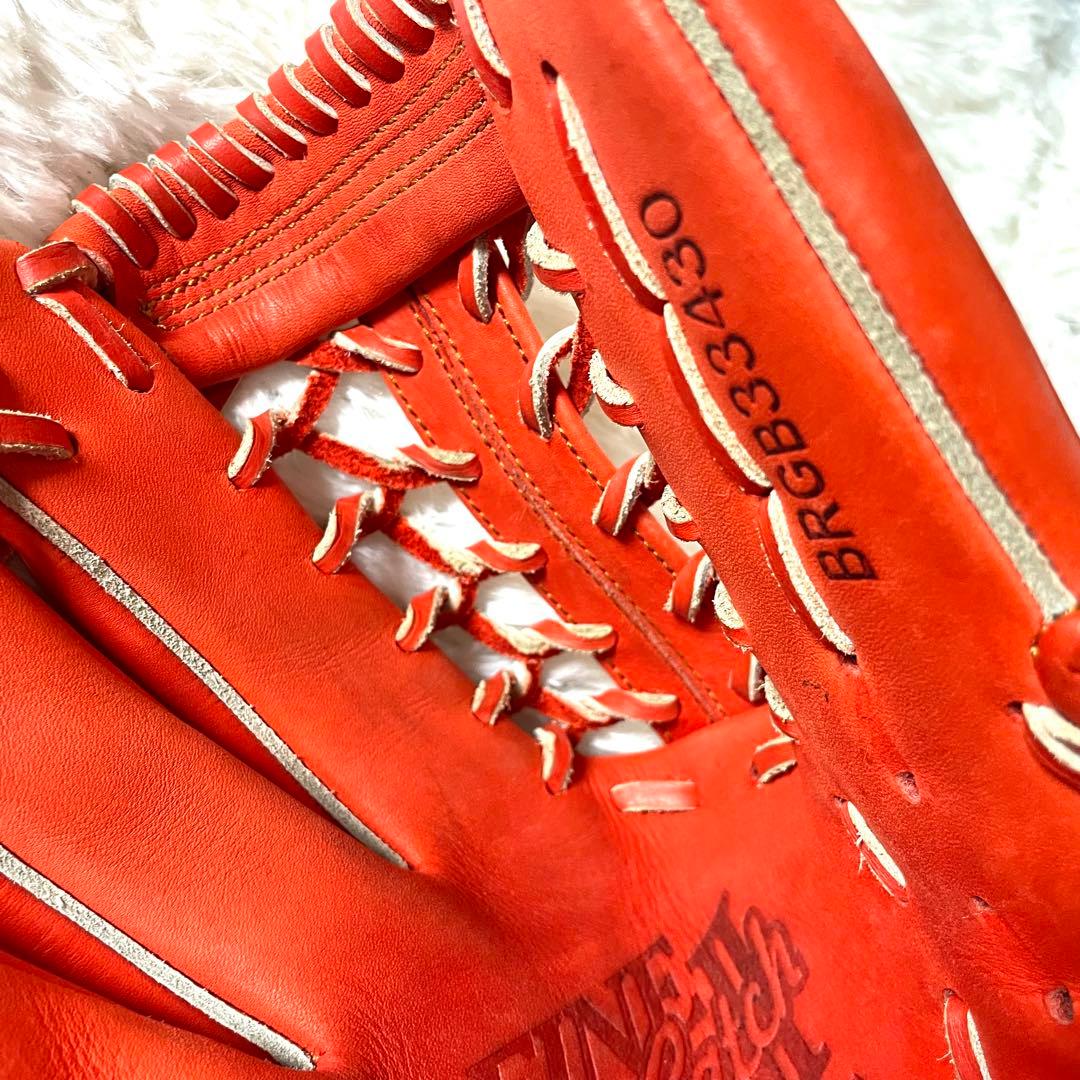 【極美品】ZETT ファインキャッチ II 左投げ用 グローブ グラブ 本革