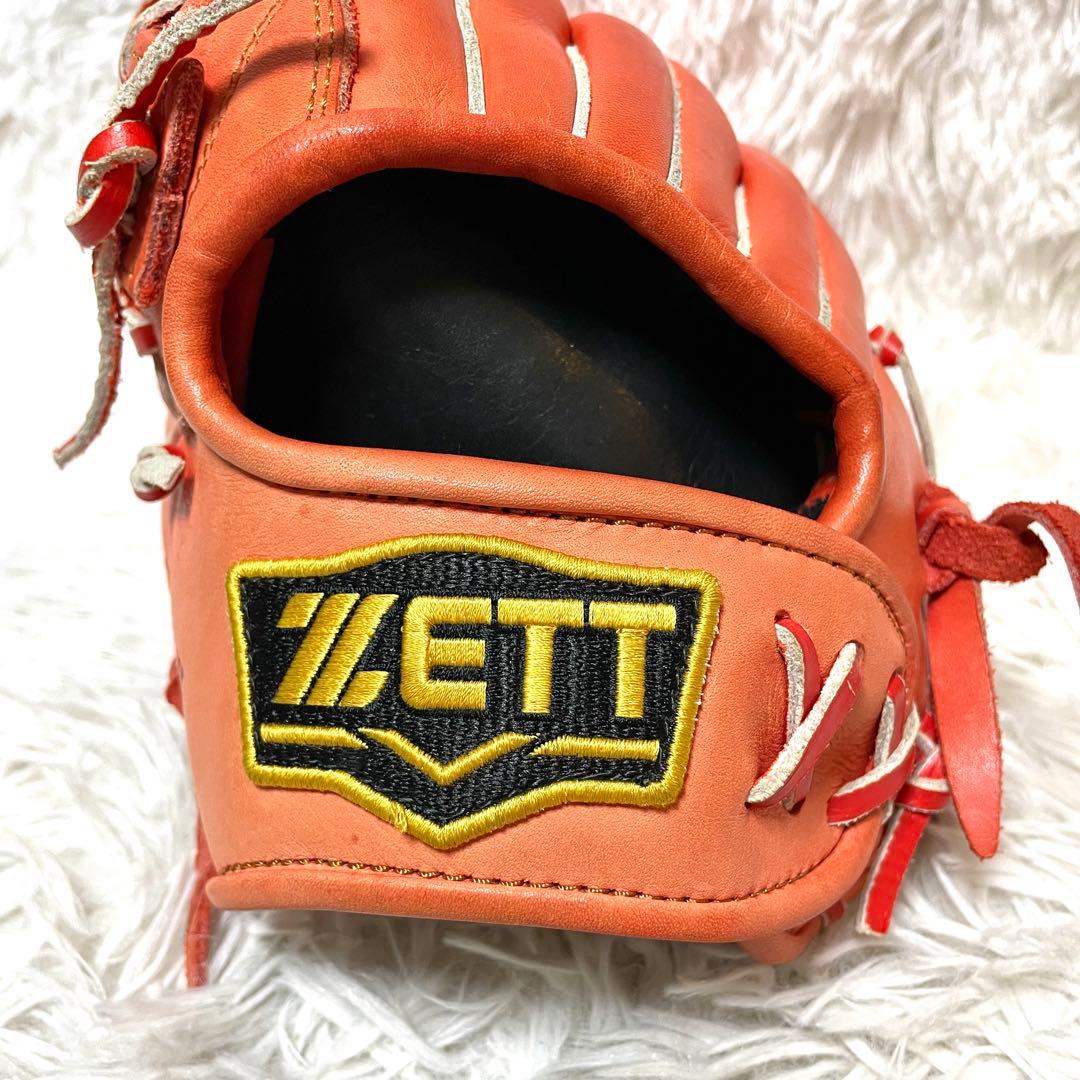【極美品】ZETT ファインキャッチ II 左投げ用 グローブ グラブ 本革