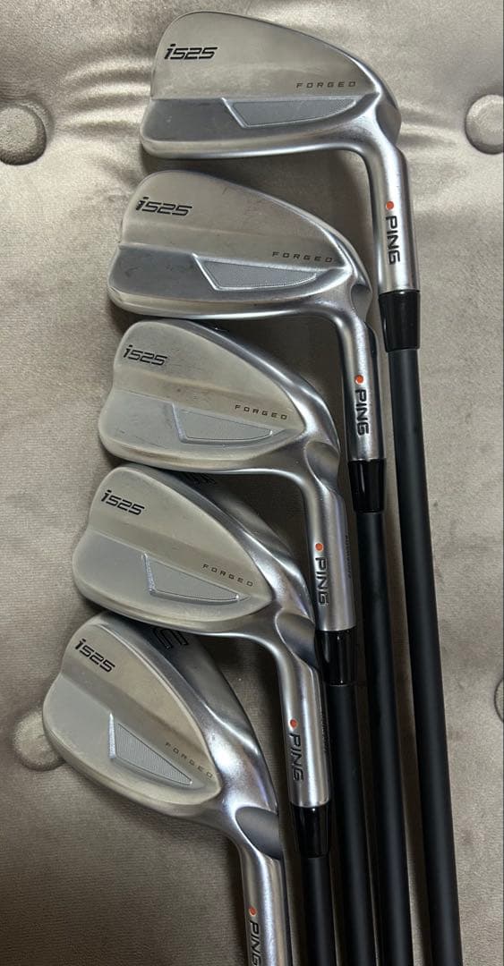 PING i525 アイアンセット7～U 5本 TRAVIL 95 S オレンジ