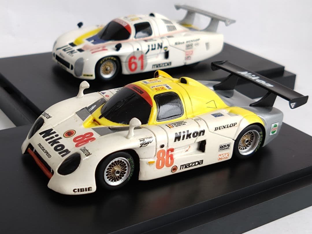 【歴代のルマン車】マツダ 737C86号 & 717C61号車 1/43