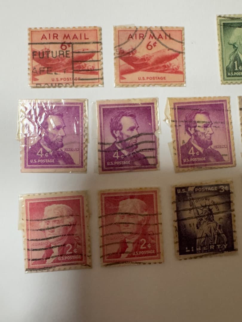 古い アメリカ 切手 18 枚