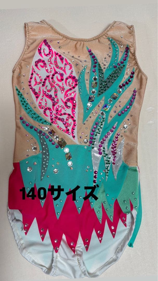 新体操　競技用　大会用　発表会　衣装　レオタード　130 140 サイズ