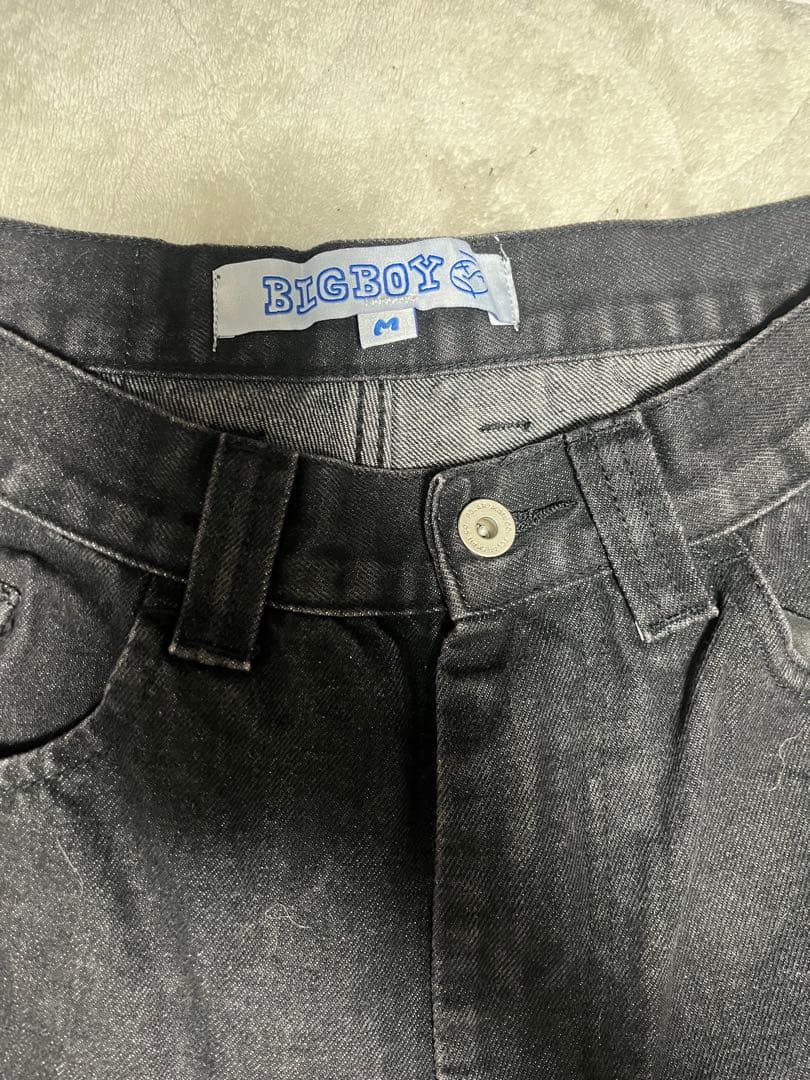 BIG BOY ブラックデニムパンツ Mサイズ