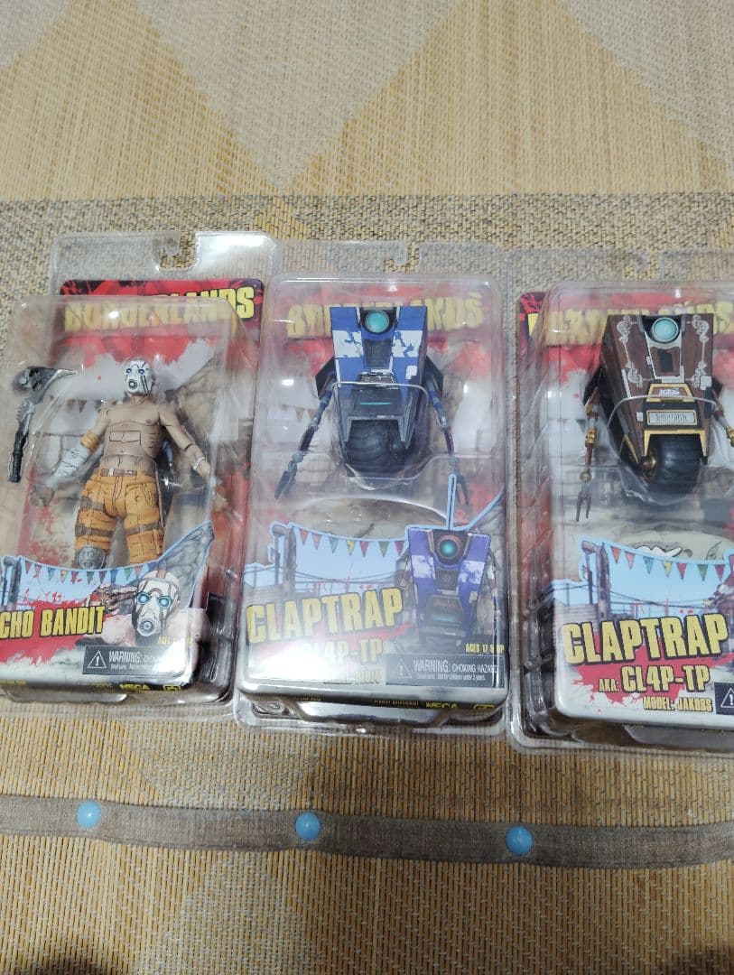 ボ−ダ−ランズクラップトラップ　サイコフィギュア3点セット